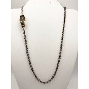 Beth Orduna sterling silver genuine quartz pearl Necklace